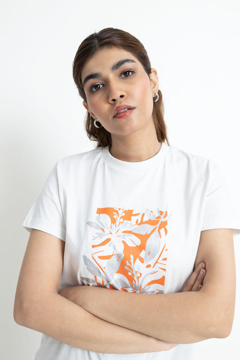 The White Graphic T-Shirt